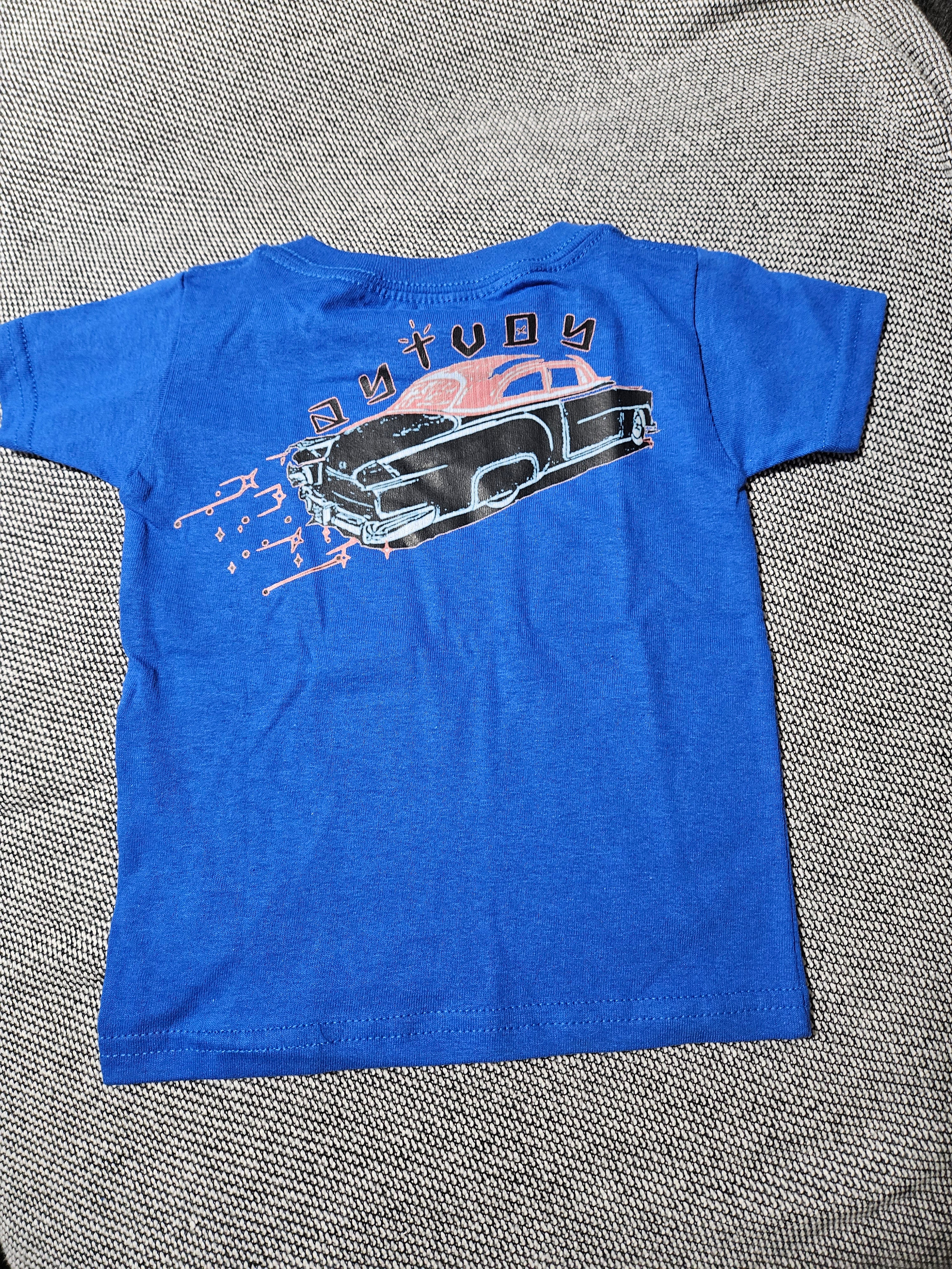 Toddler size 2T Aytvoy blue tshirt