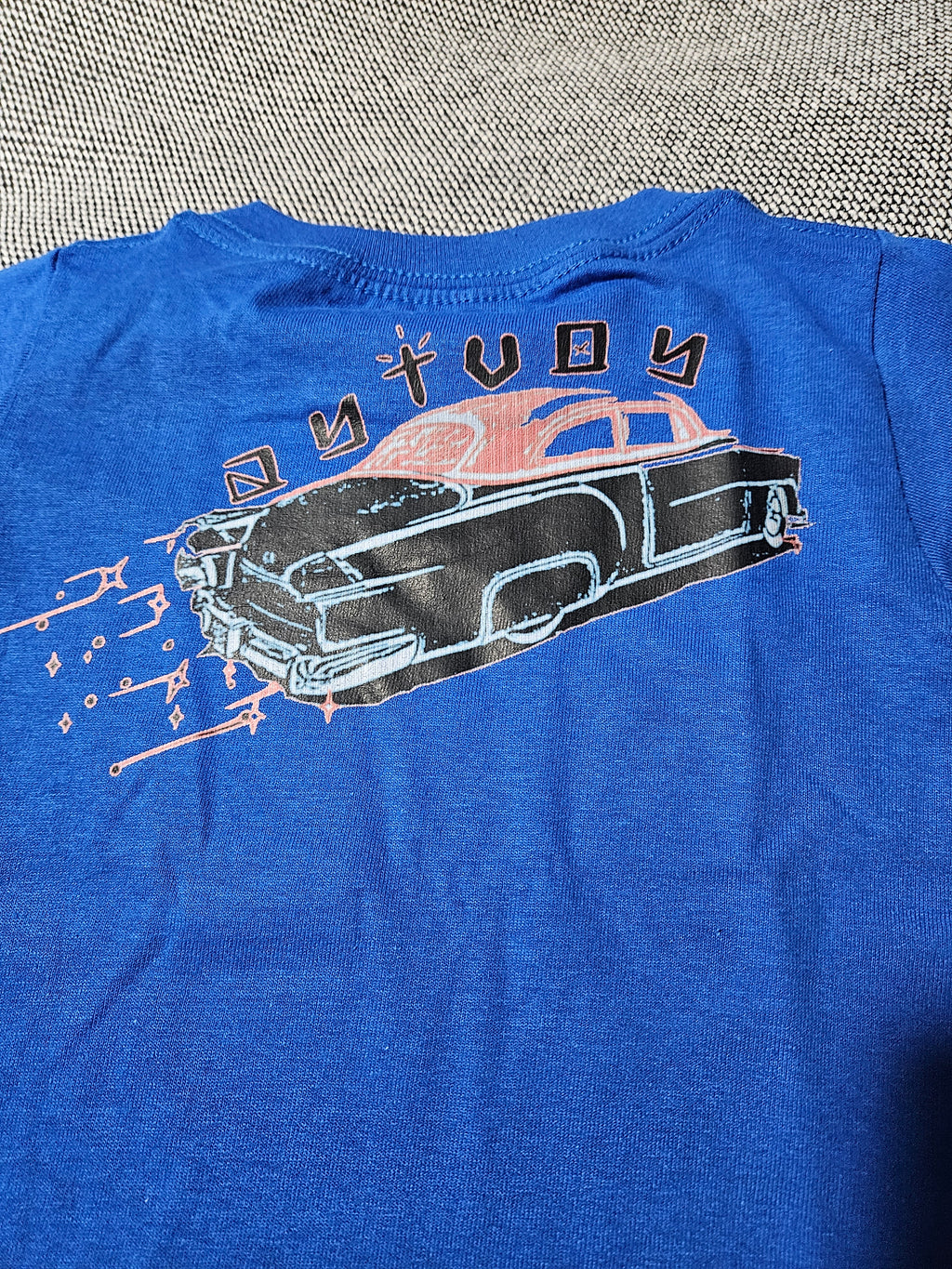 Toddler size 2T Aytvoy blue tshirt
