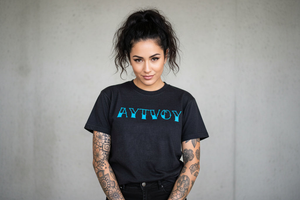 Aytvoy traditional tattoo lettering