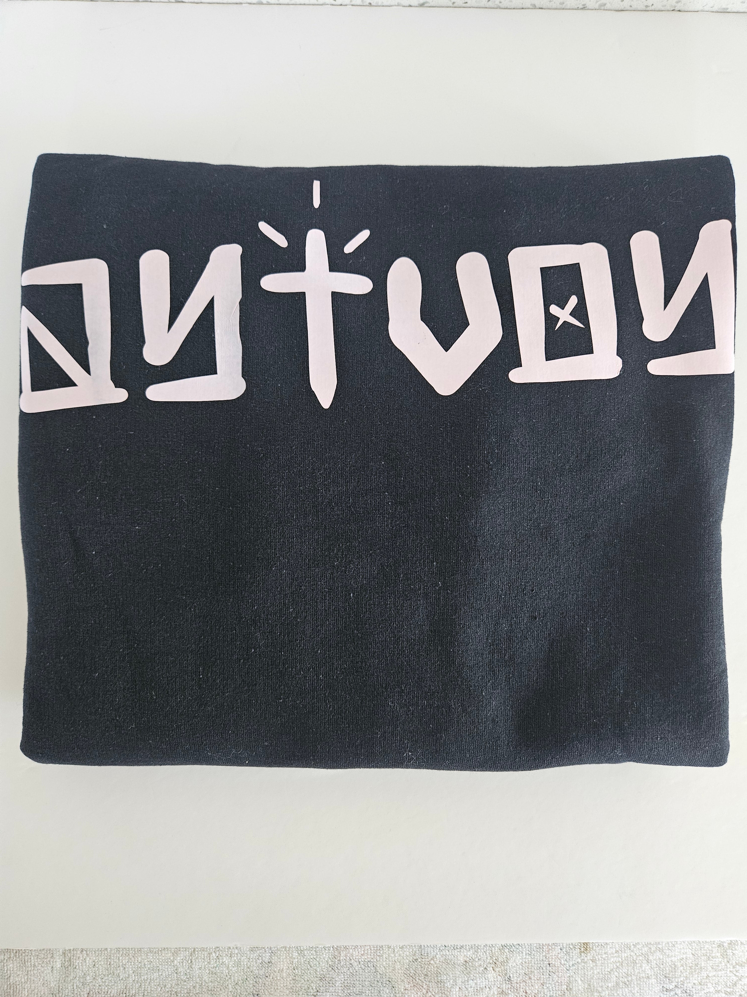 Aytvoy hoodie with pink lettering