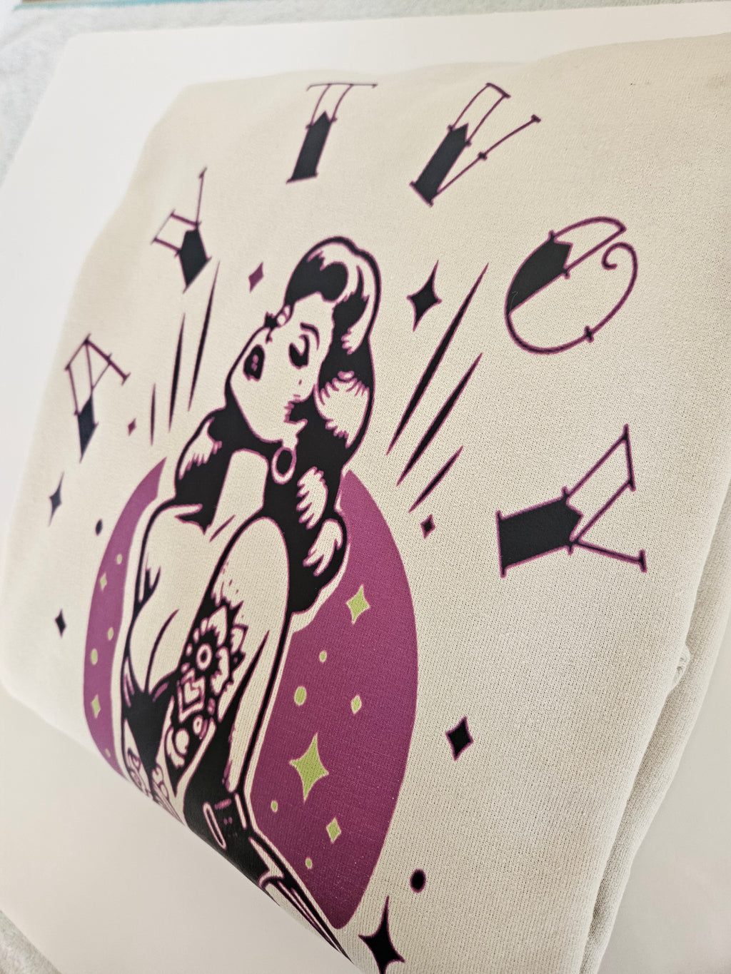 Beige Aytvoy pinup hoodie