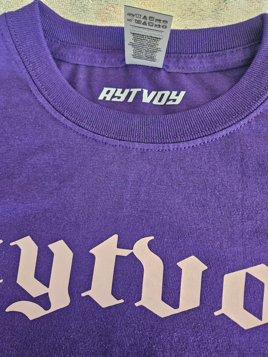 Aytvoy purple 💜 tshirt
