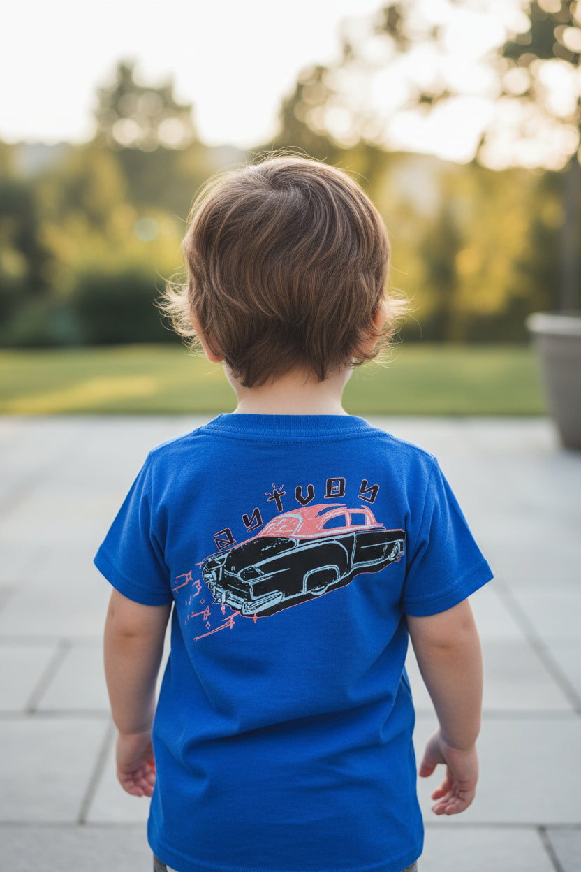 Toddler size 2T Aytvoy blue tshirt