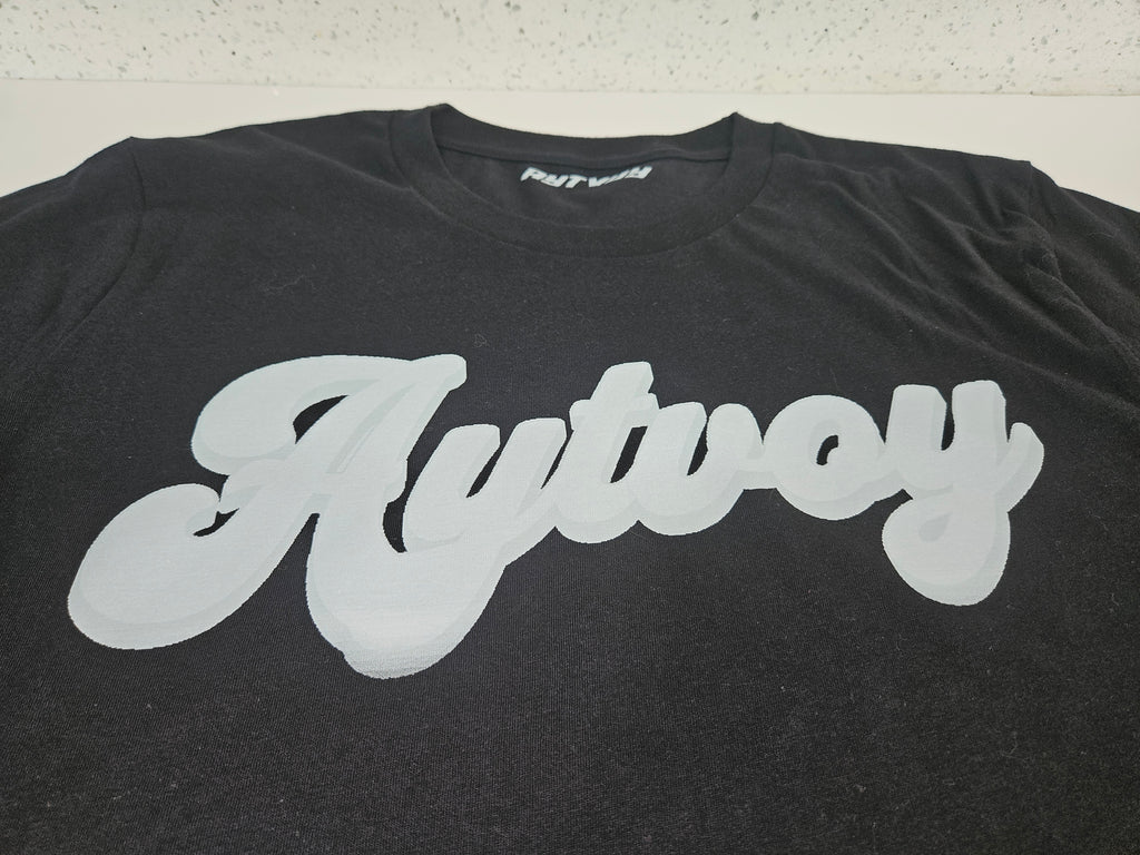Aytvoy w/ white groovy lettering
