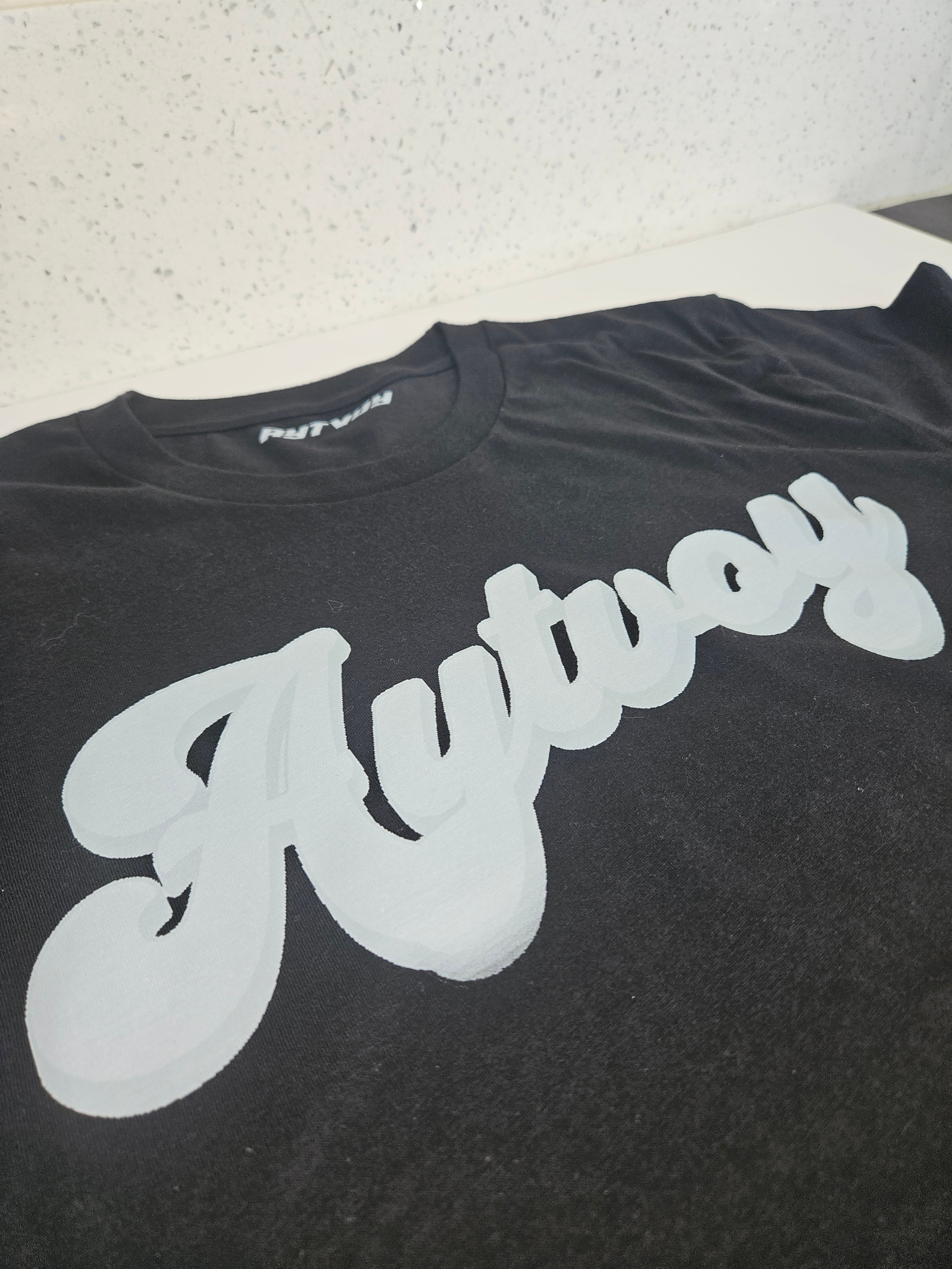 Aytvoy w/ white groovy lettering