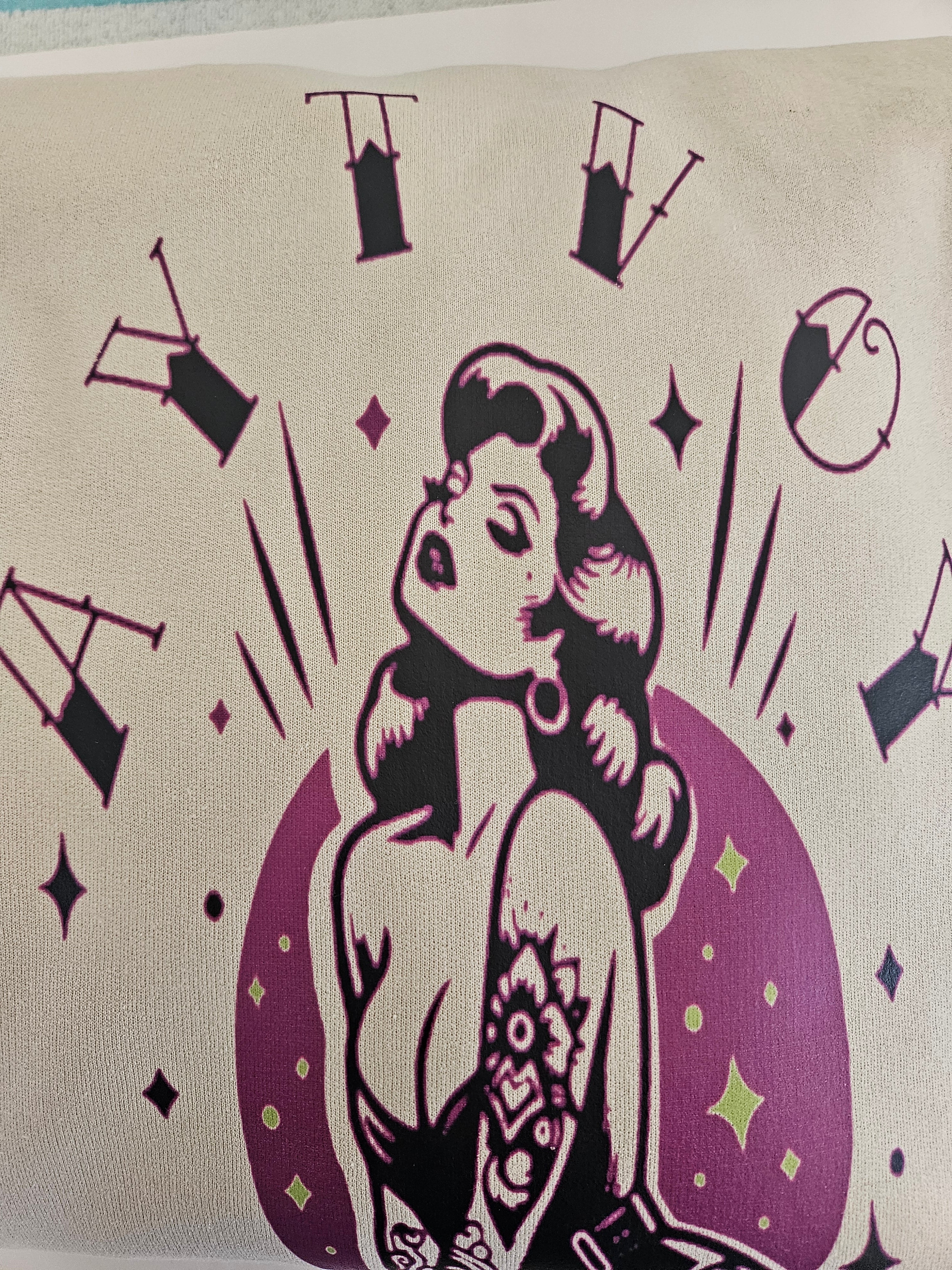 Beige Aytvoy pinup hoodie